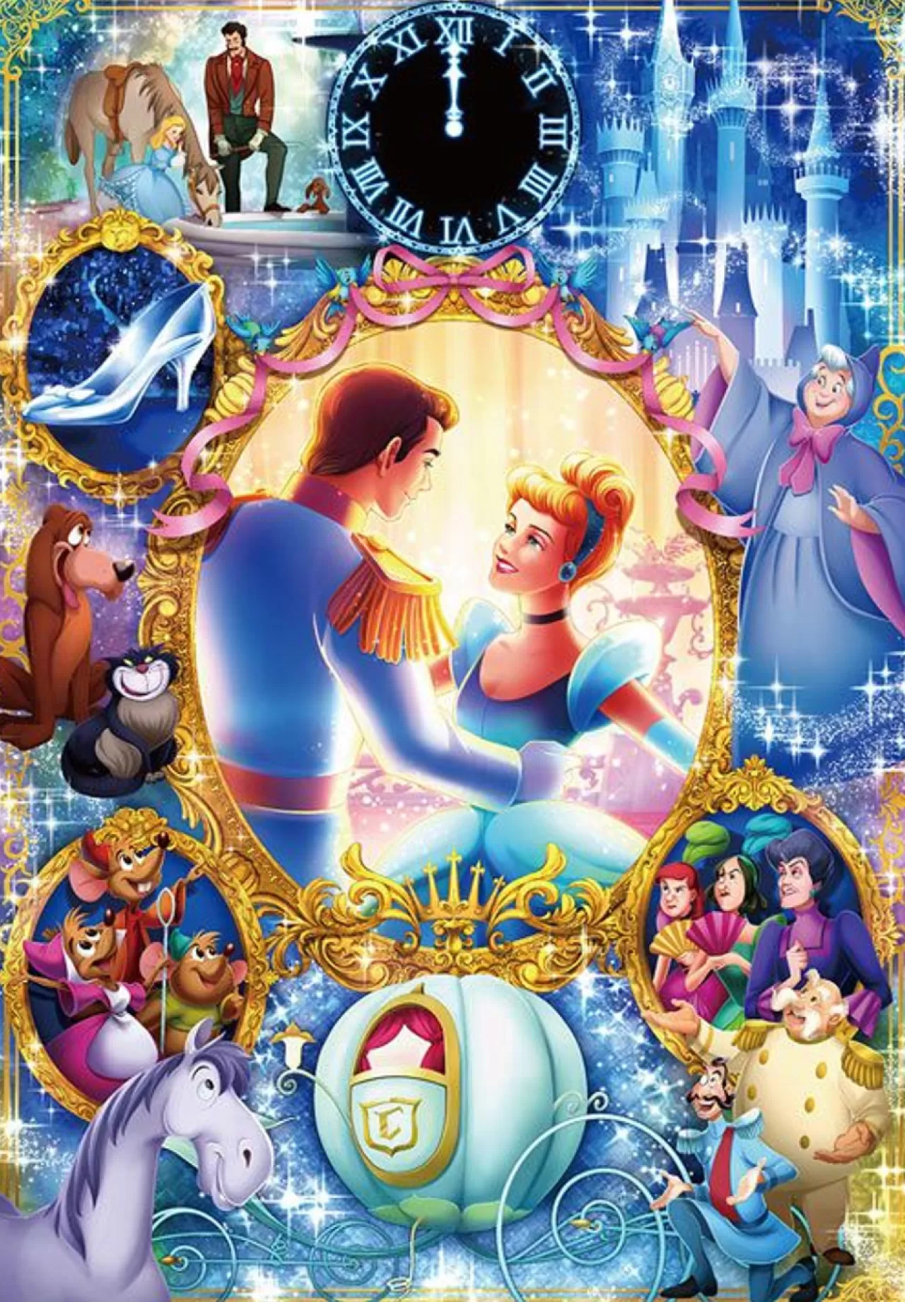 Tenyo D1000-061 Jigsaw Puzzle Disney Cinderella When Dreams Come True (1000 Pieces)