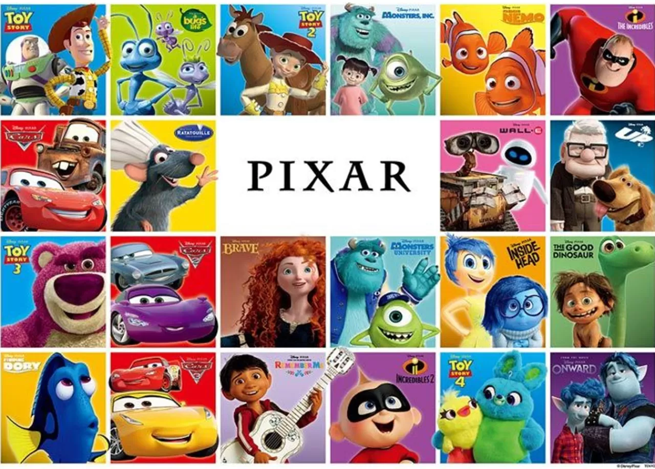 Tenyo D500-664 Jigsaw Puzzle Disney Pixar Lineup All Characters (500 Pieces)