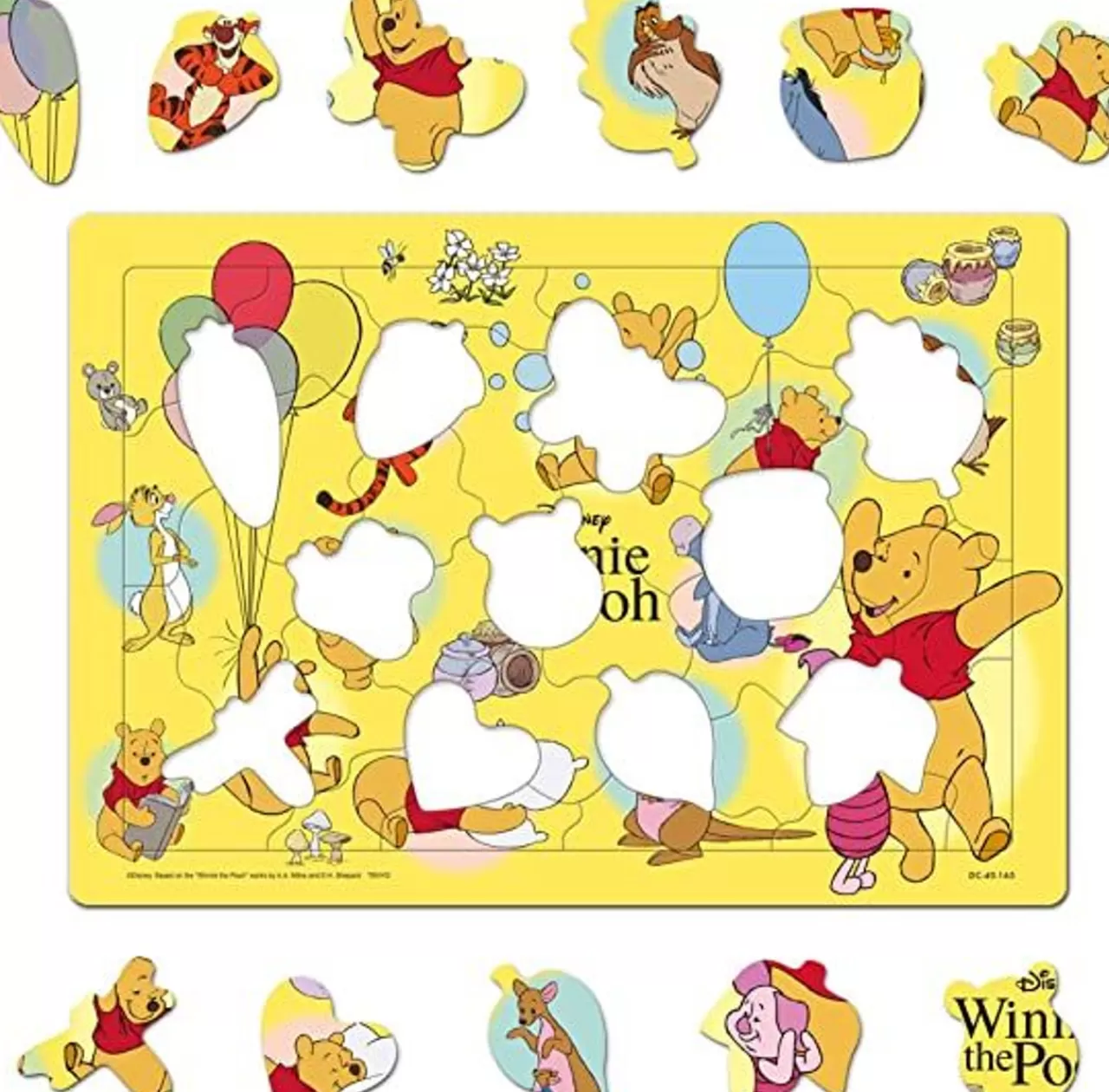 Tenyo Dc40-165 Child Jigsaw Puzzle Disney Winnie The Pooh ''so Many Things'' (40 Pieces)