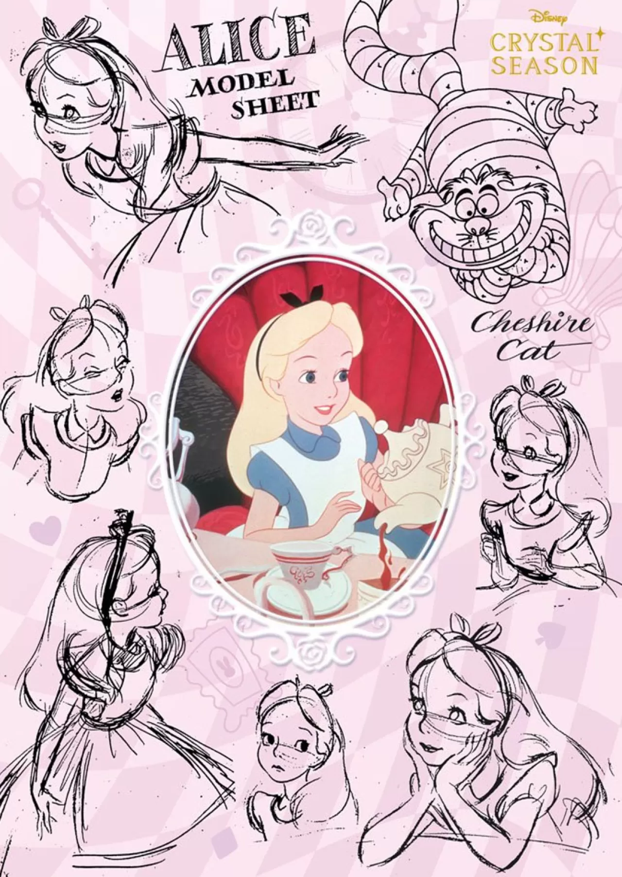 Tenyo Japan Jigsaw Puzzle D-108-791 Disney Alice In Wonderland (108 Pieces)