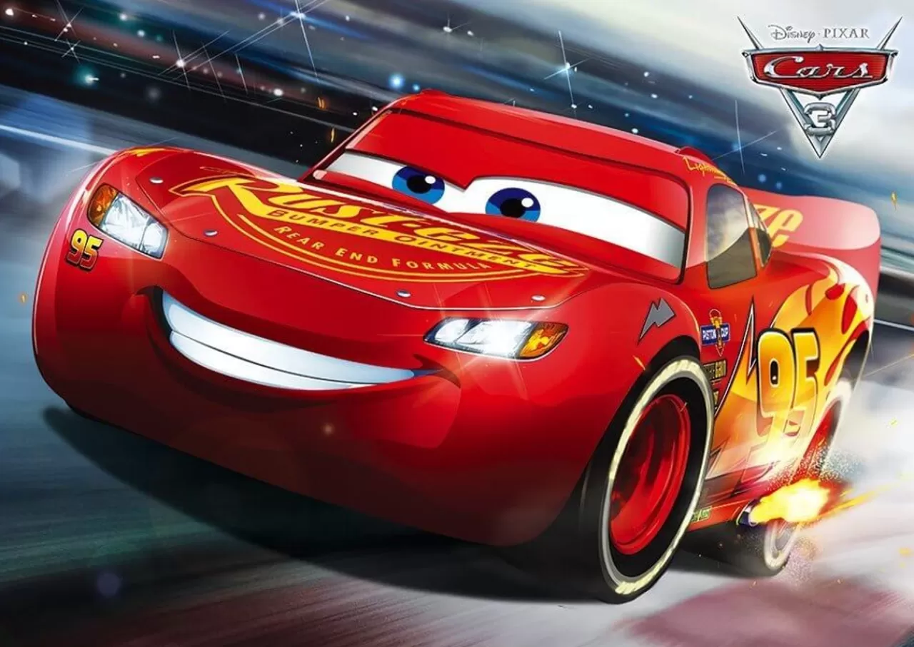 Tenyo Japan Jigsaw Puzzle D-108-807 Disney Cars 3 Lightning Mcqueen (108 Pieces)