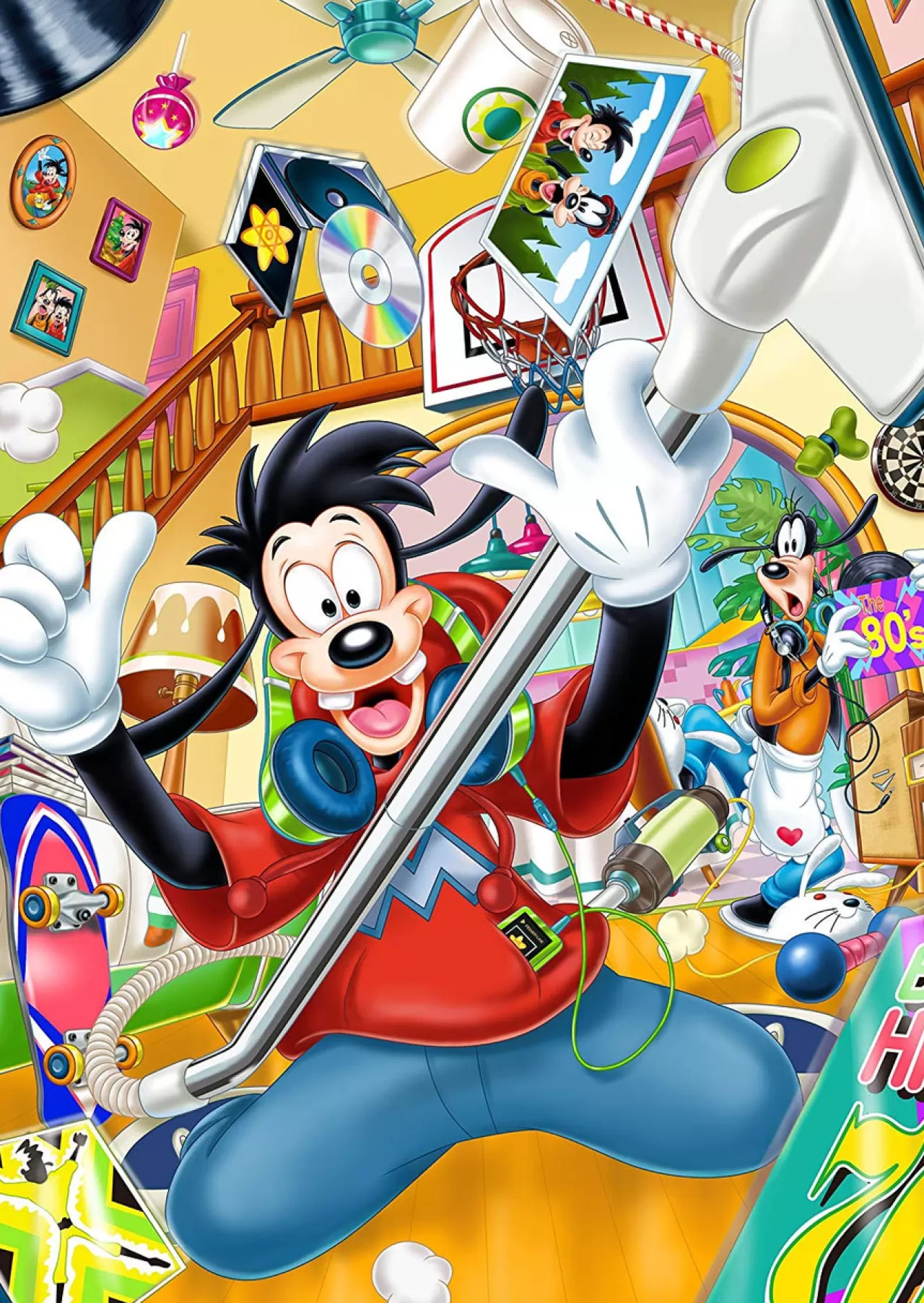 Tenyo Japan Jigsaw Puzzle D300-280 Disney Max The Super Star (300 Pieces)