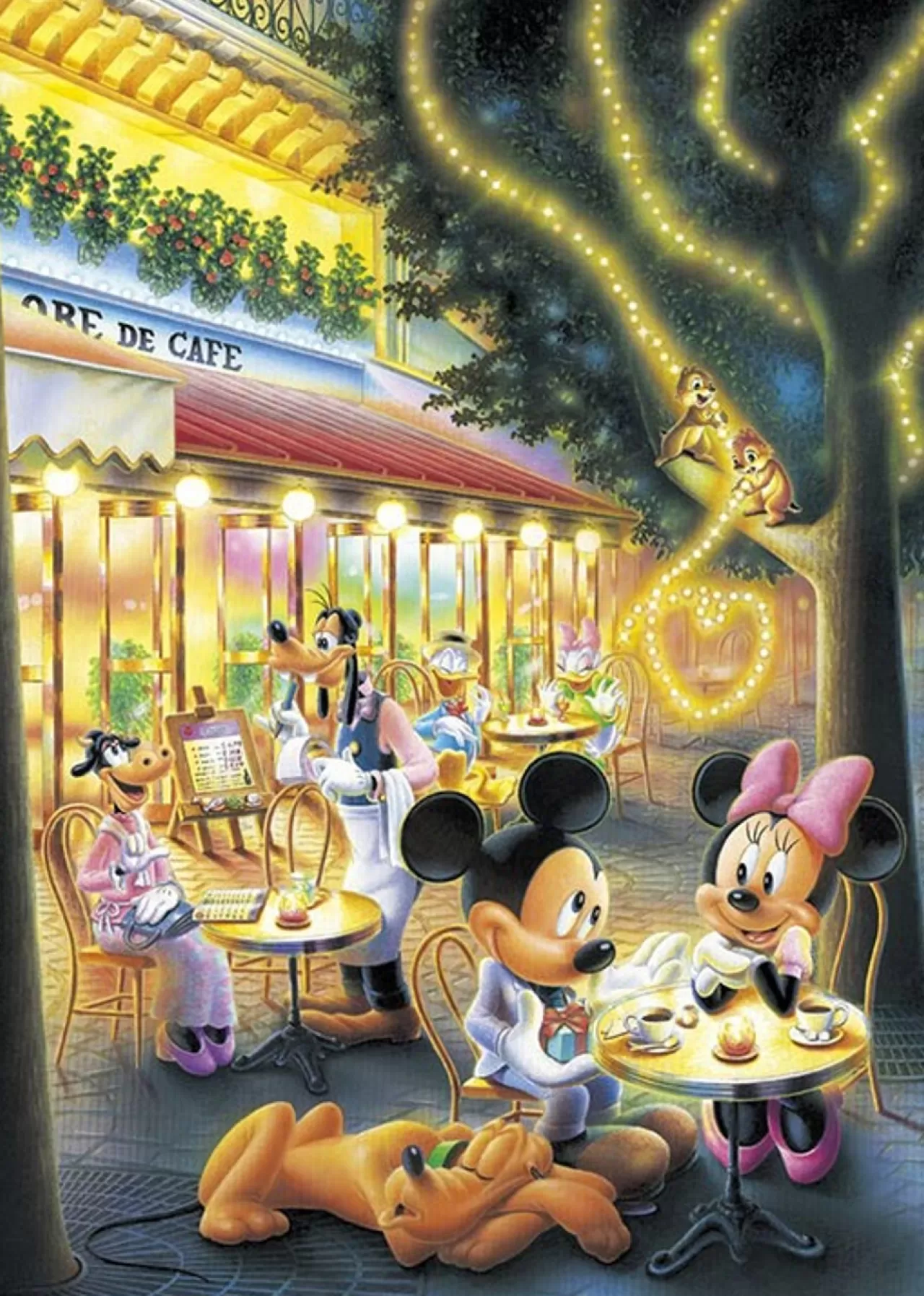 Tenyo Japan Jigsaw Puzzle D-108-802 Disney Mickey & Minnie Mouse (108 Pieces)