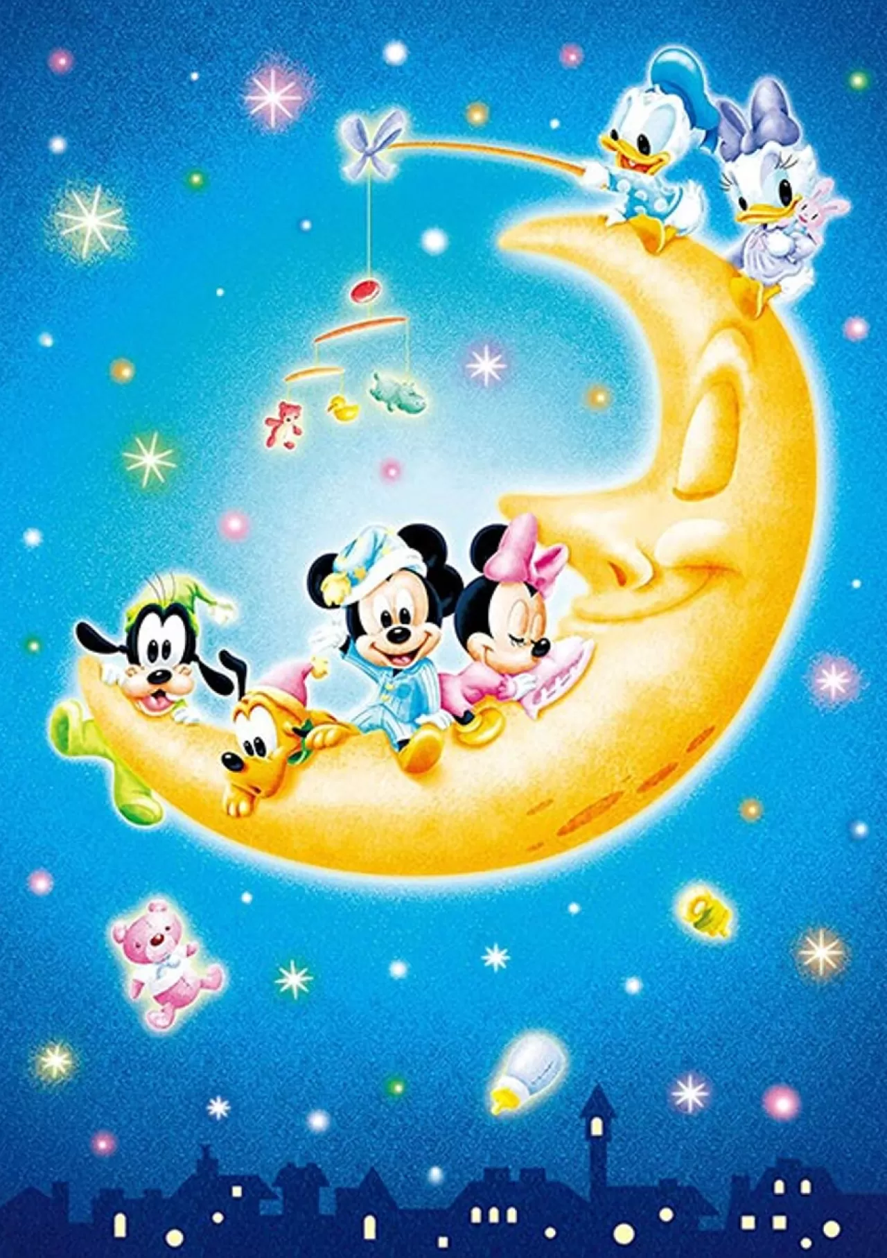 Tenyo Japan Jigsaw Puzzle D-108-803 Disney Mickey & Minnie Mouse (108 Pieces)