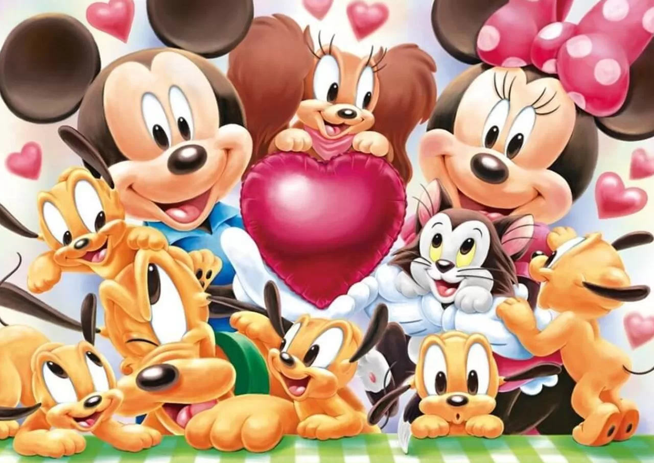 Tenyo Japan Jigsaw Puzzle D-200-901 Disney Mickey Minnie & Friends (200 Pieces)