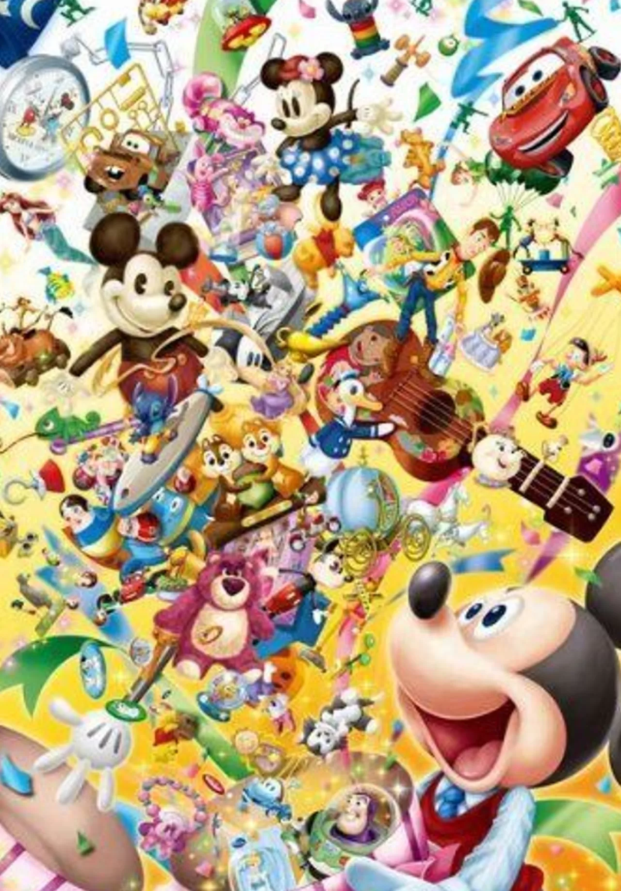 Tenyo Japan Jigsaw Puzzle D-300-249 Disney Mickey Surprise Present (300 Pieces)