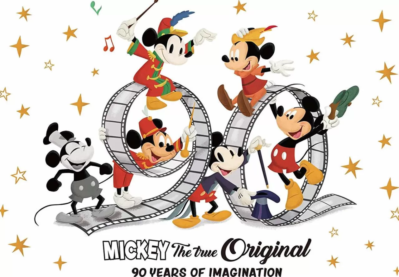 Tenyo Japan Jigsaw Puzzle D-1000-500 Disney Mickey The True Original (1000 Pieces)
