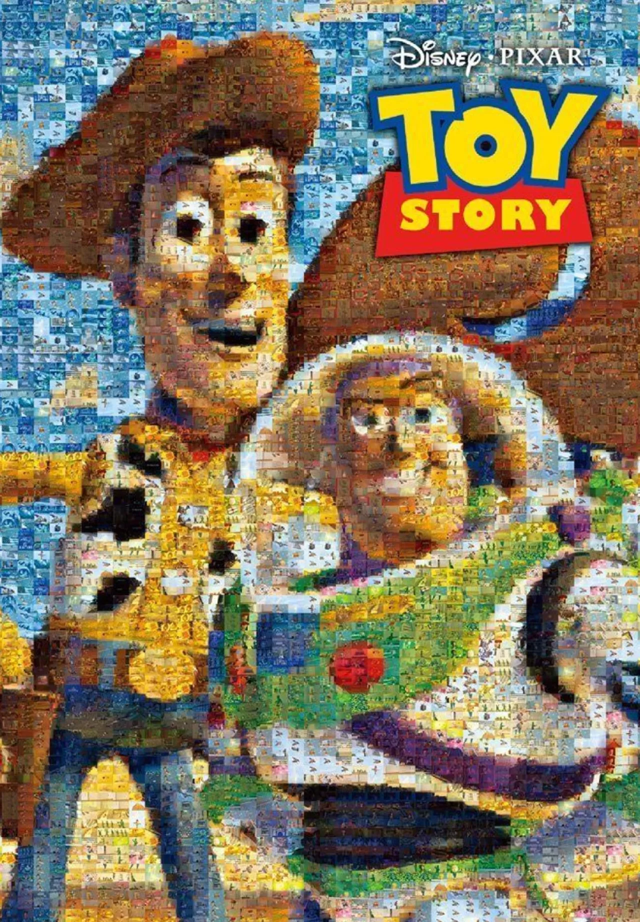 Tenyo Japan Jigsaw Puzzle D-1000-453 Disney Mosaic Art Toy Story (1000 Pieces)