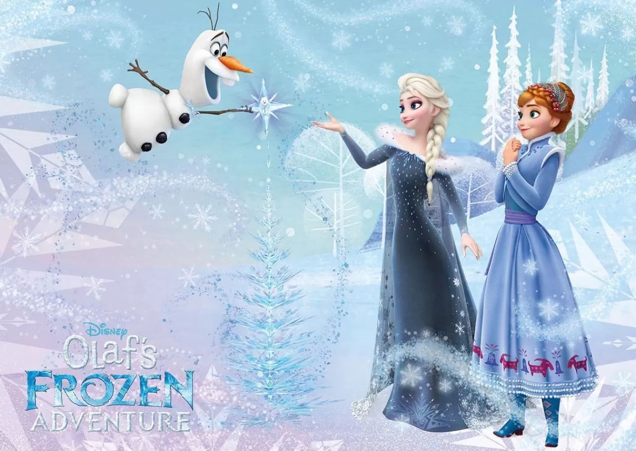 Tenyo Japan Jigsaw Puzzle D-108-809 Disney Olaf's Frozen Adventure Family Bonds (108 Pieces)