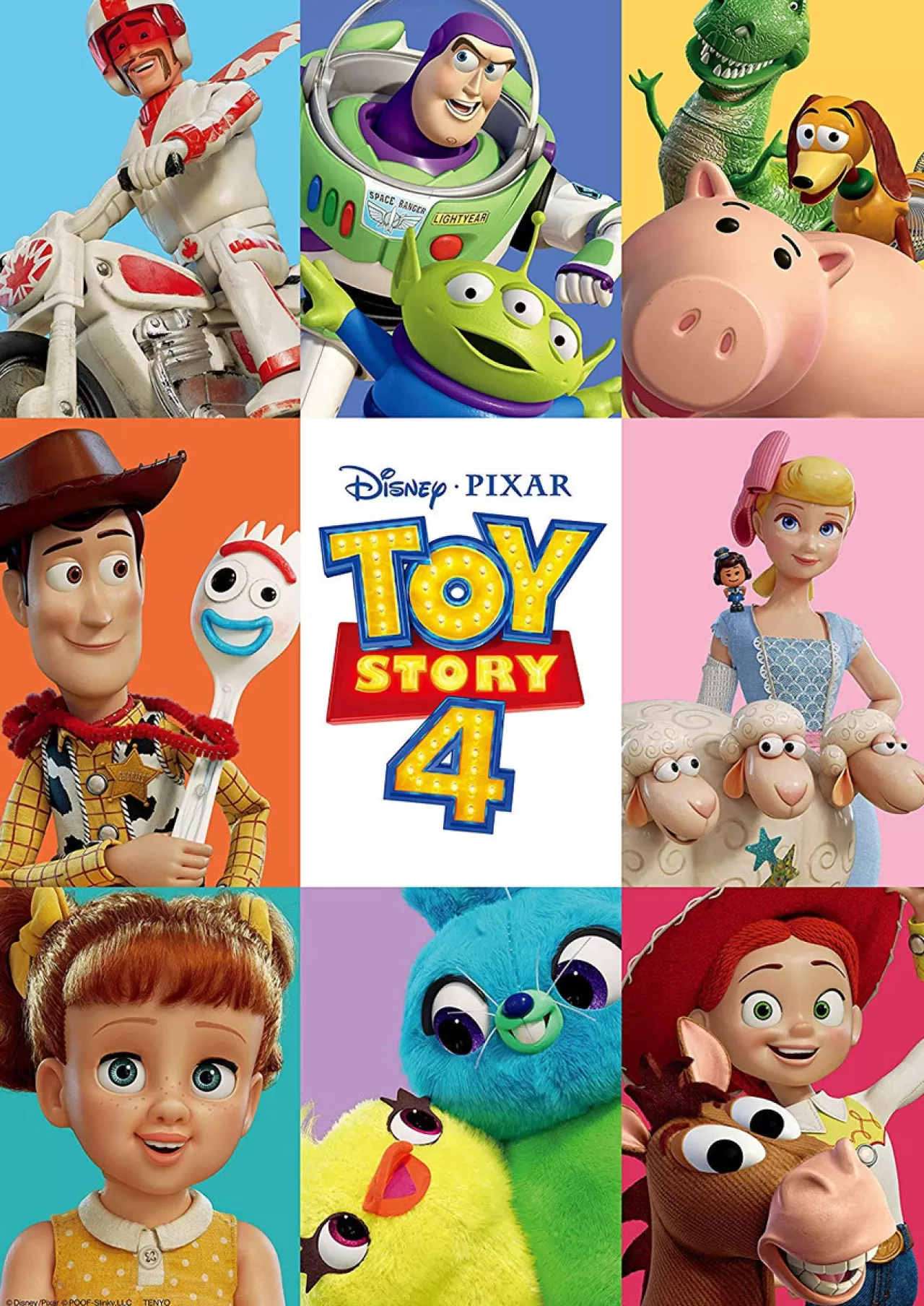 Tenyo Japan Jigsaw Puzzle D300-012 Disney Pixar Toy Story 4 (300 Pieces)
