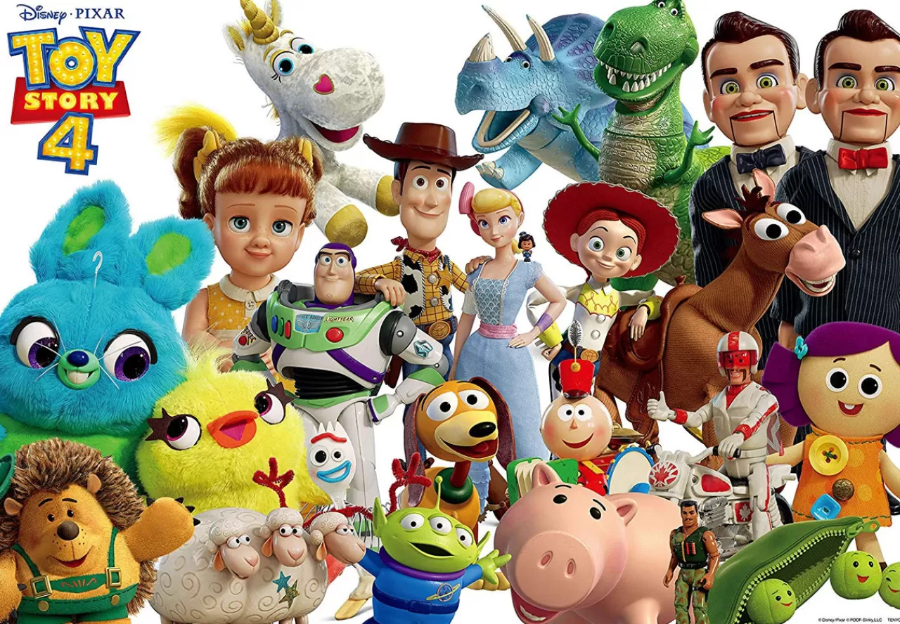 Tenyo Japan Jigsaw Puzzle D1000-043 Disney Pixar Toy Story 4 All Together (1000 Pieces)