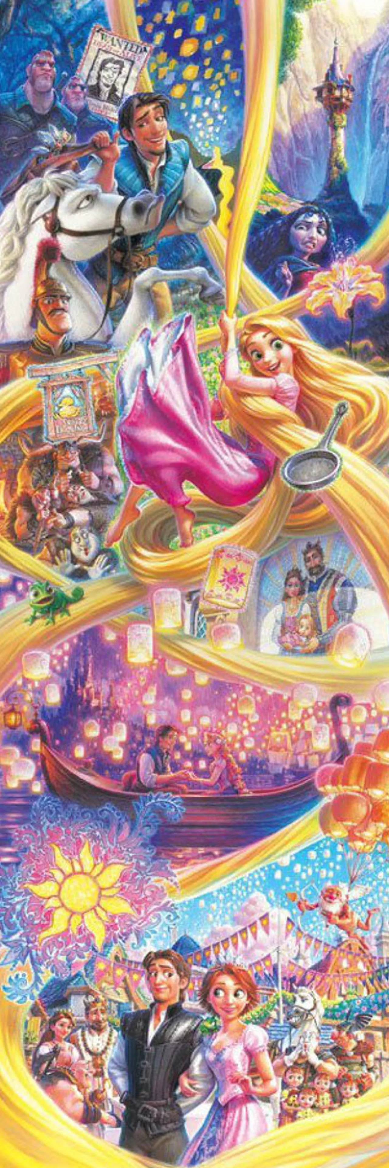 Tenyo Japan Jigsaw Puzzle D-950-598 Disney Rapunzel Story (950 Pieces)