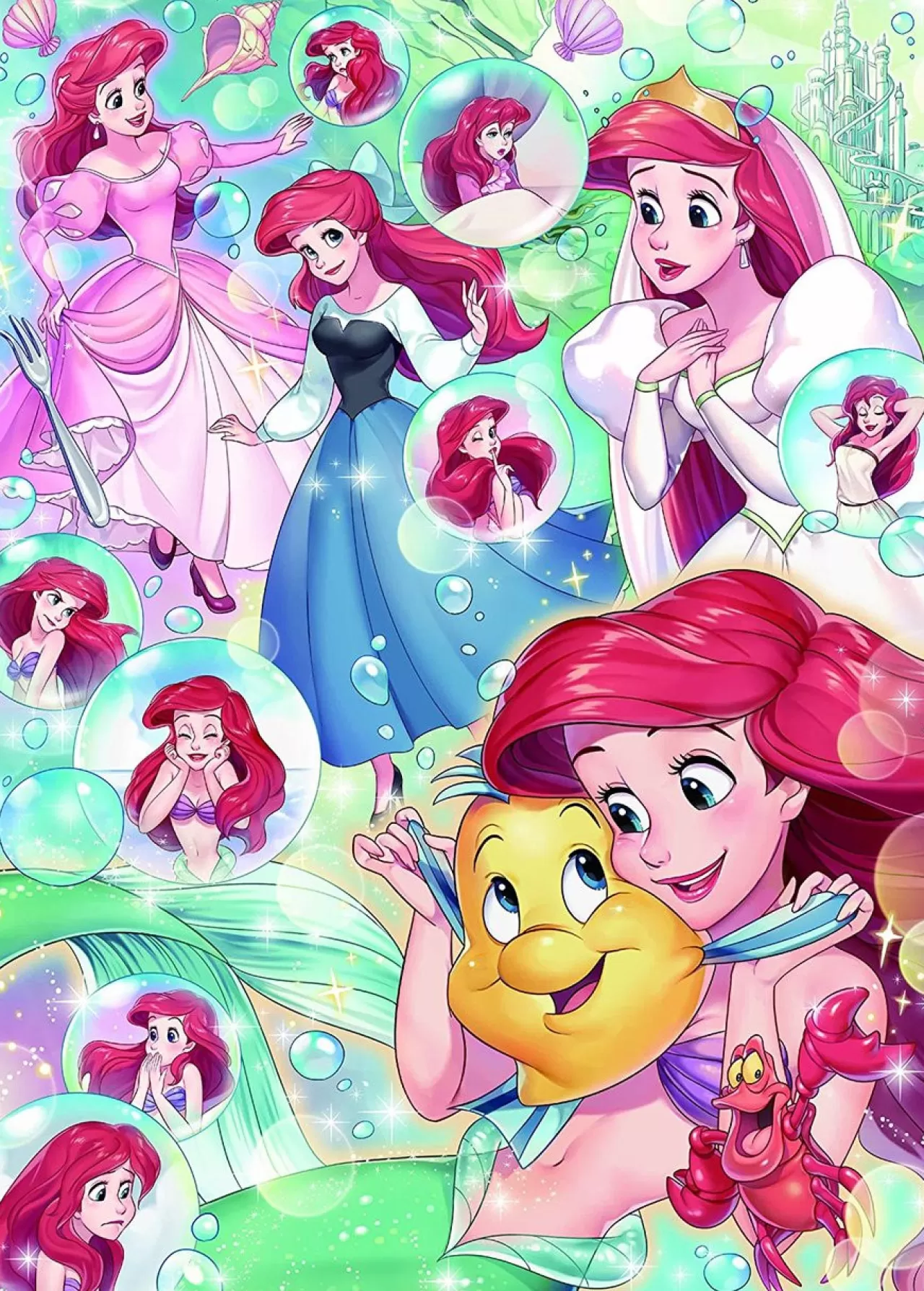 Tenyo Japan Jigsaw Puzzle D-500-478 Disney The Little Mermaid Ariel (500 Pieces)