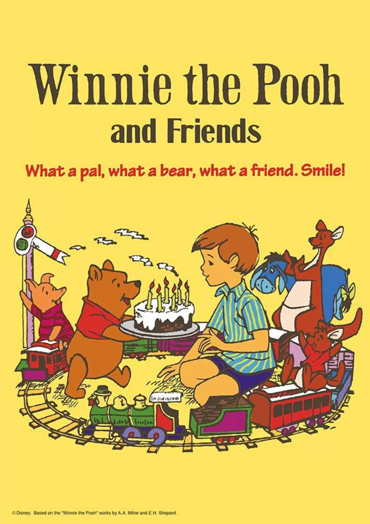 Tenyo Japan Jigsaw Puzzle D108-797 Disney Winnie The Pooh Surprise Cake (108 Pieces)