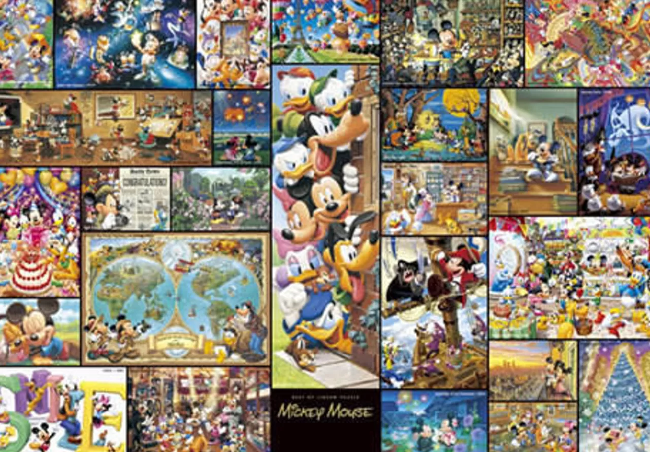Tenyo Japan Jigsaw Puzzle Dg-2000-533 Disney Mickey Mouse Art (2000 Pieces)