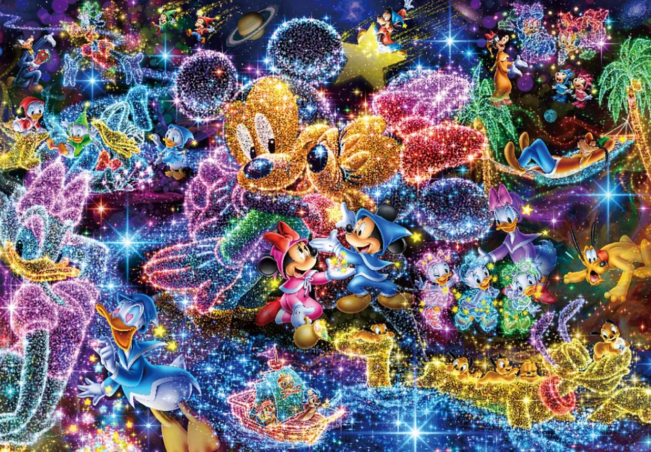 Tenyo Japan Jigsaw Puzzle Dpg500-592 Disney Wishing Upon Stars (500 S-Pieces)