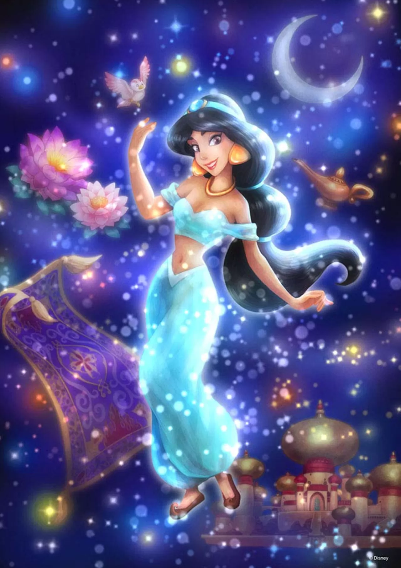 Tenyo Japan Jigsaw Puzzle Dsg266-964 Disney Aladdin I Wish For Liberty Jasmine (266 Pieces)
