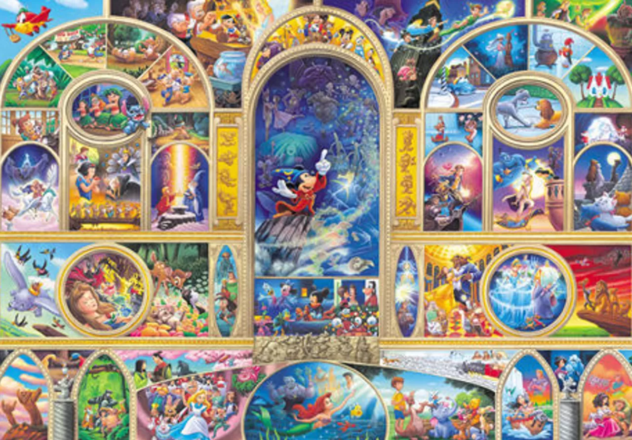 Tenyo Japan Jigsaw Puzzle Dsg-500-410 Disney All Character Dream (500 Pieces)