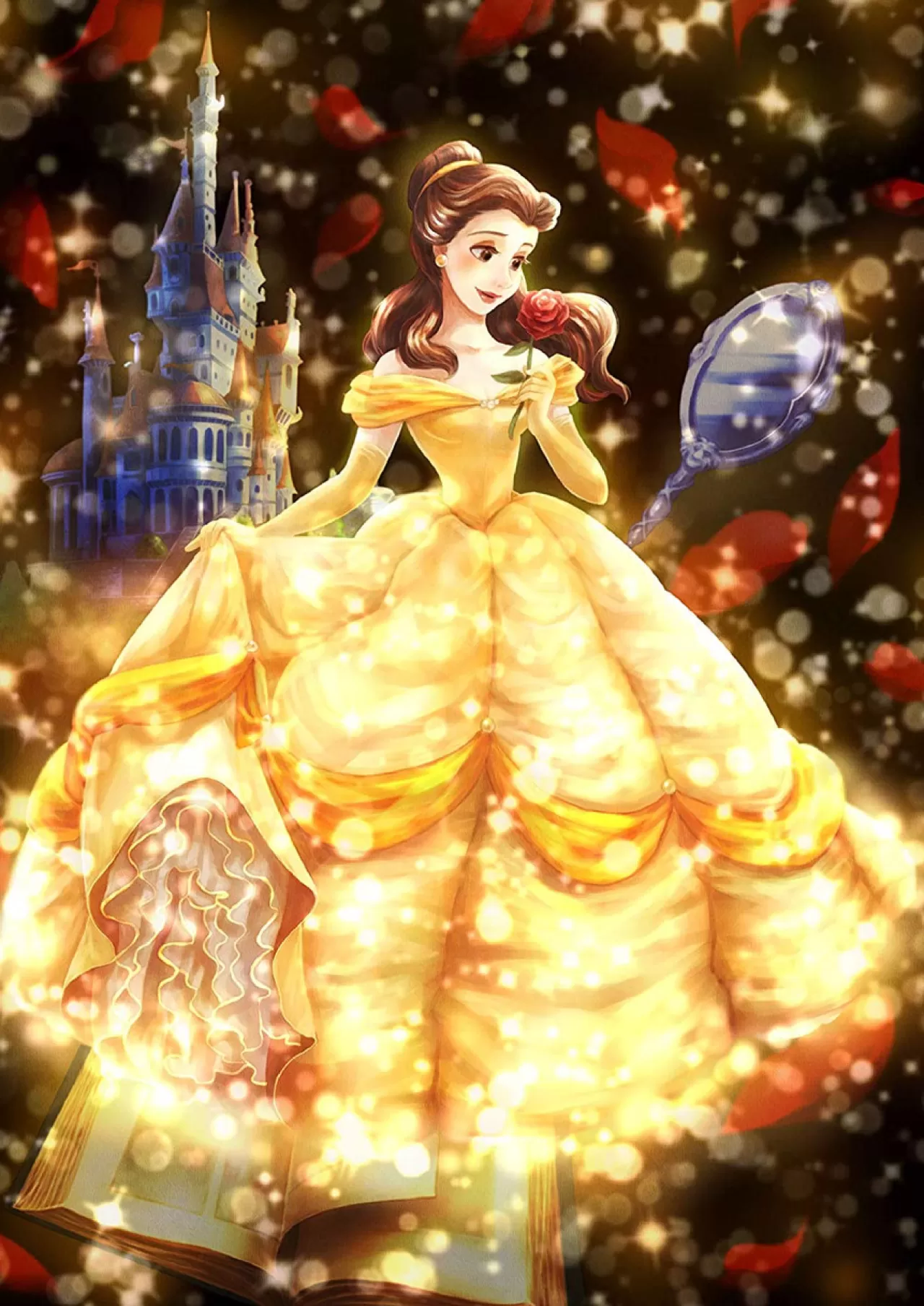 Tenyo Japan Jigsaw Puzzle Dsg266-962 Disney Beauty And The Beast (266 Pieces)