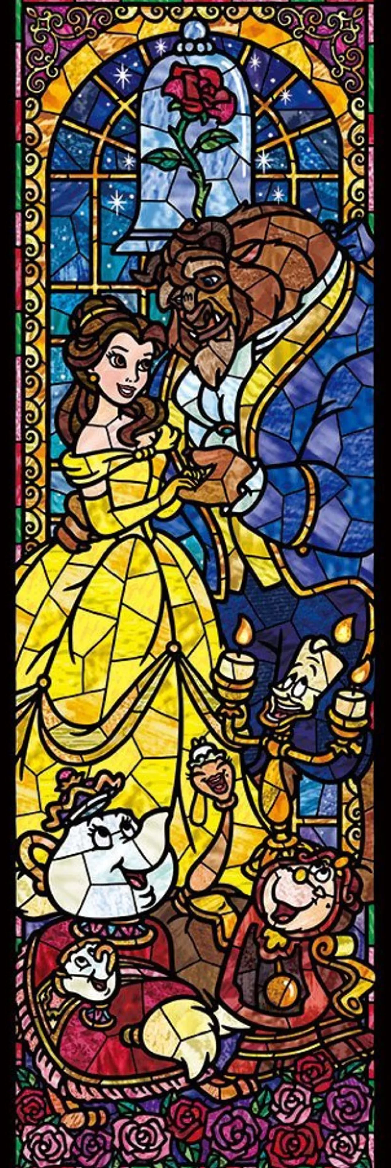 Tenyo Japan Jigsaw Puzzle Dsg-456-732 Disney Beauty And The Beast (456 Small Pieces)