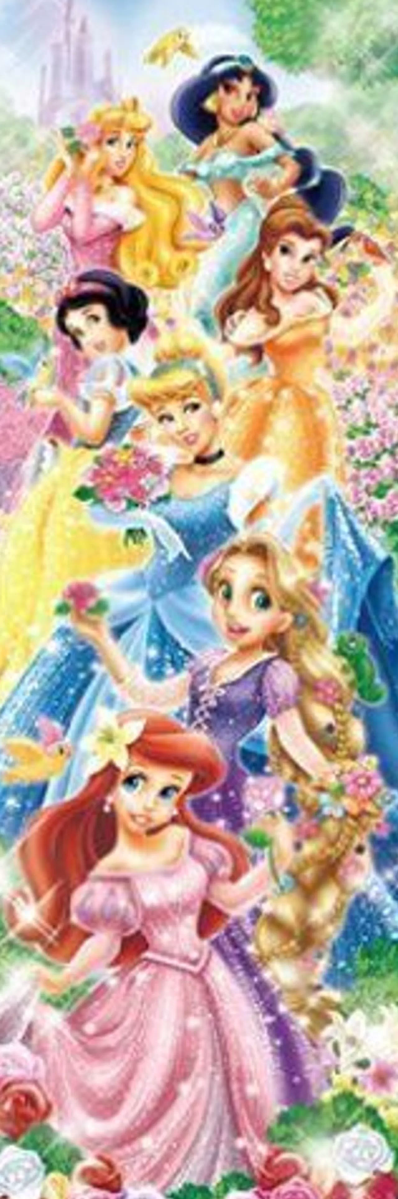 Tenyo Japan Jigsaw Puzzle Dsg-456-707 Disney Flower Garden Princess (456 Pieces)