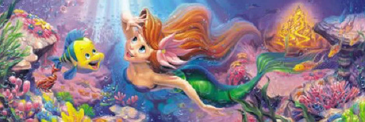 Tenyo Japan Jigsaw Puzzle Dsg-456-713 Disney Little Mermaid Ariel (456 Pieces)