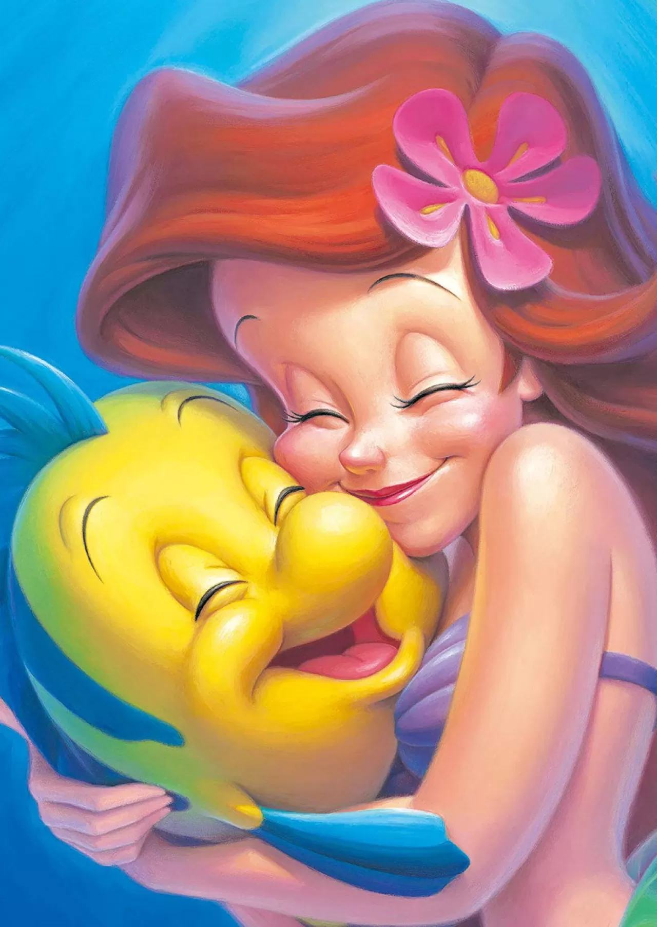 Tenyo Japan Jigsaw Puzzle Dsg266B-790 Disney The Little Mermaid Ariel And Flounder (266 Pieces)
