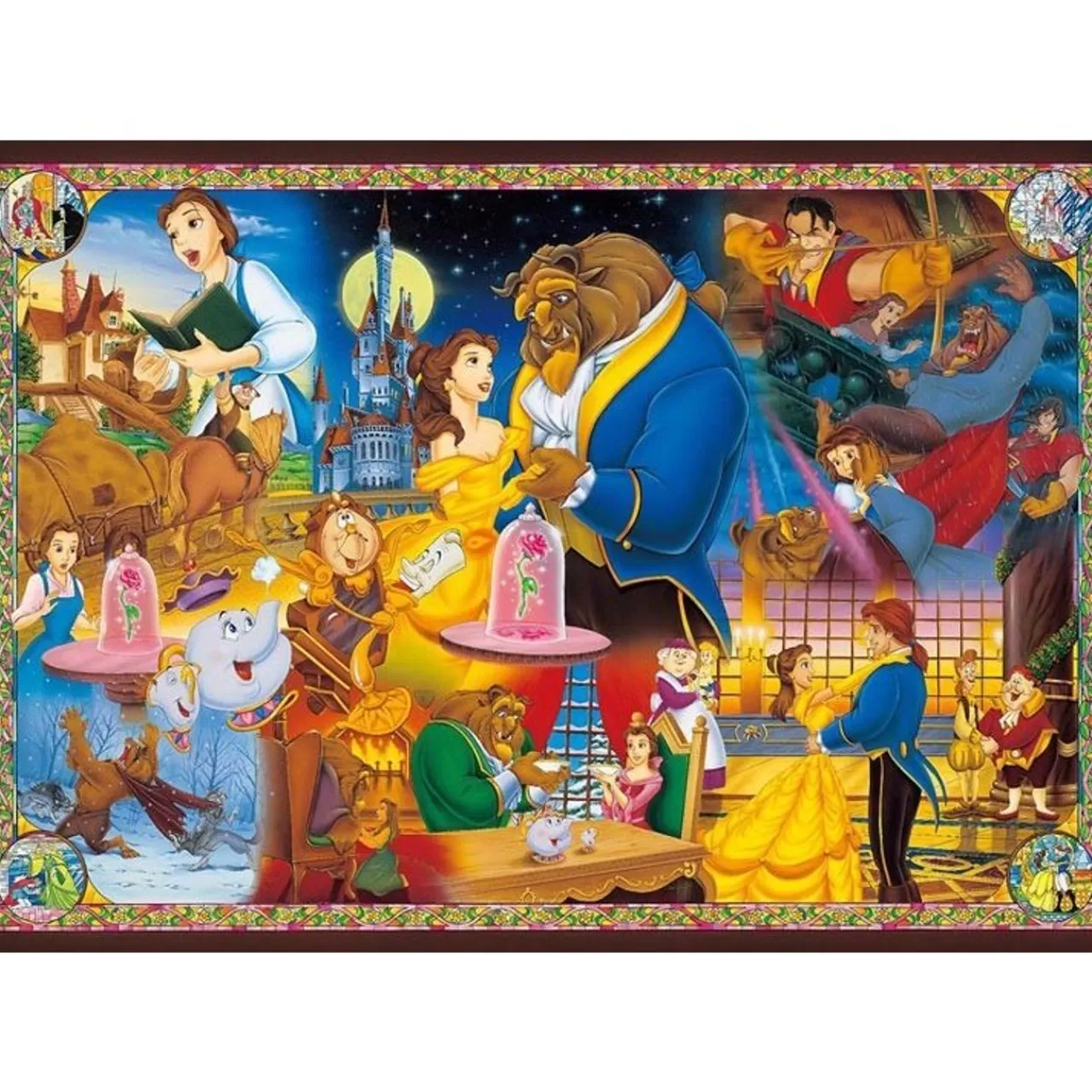 Tenyo Japan Jigsaw Puzzle Dw-1000-479 Eternal Love Beauty And The Beast (1000 S-Pieces)