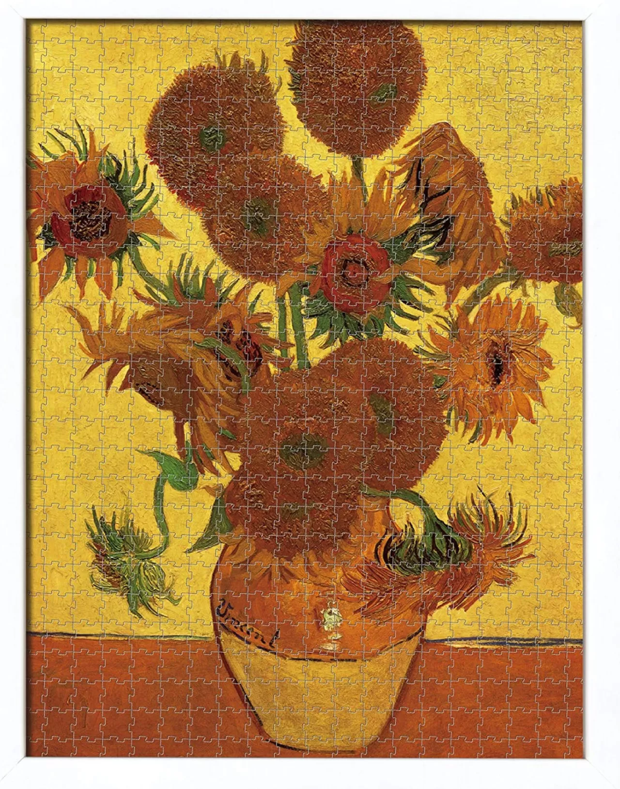 Tenyo Japan Jigsaw Puzzle Tj-520-614 Sunflower Self-Portrait Puzzle (520 Pieces)