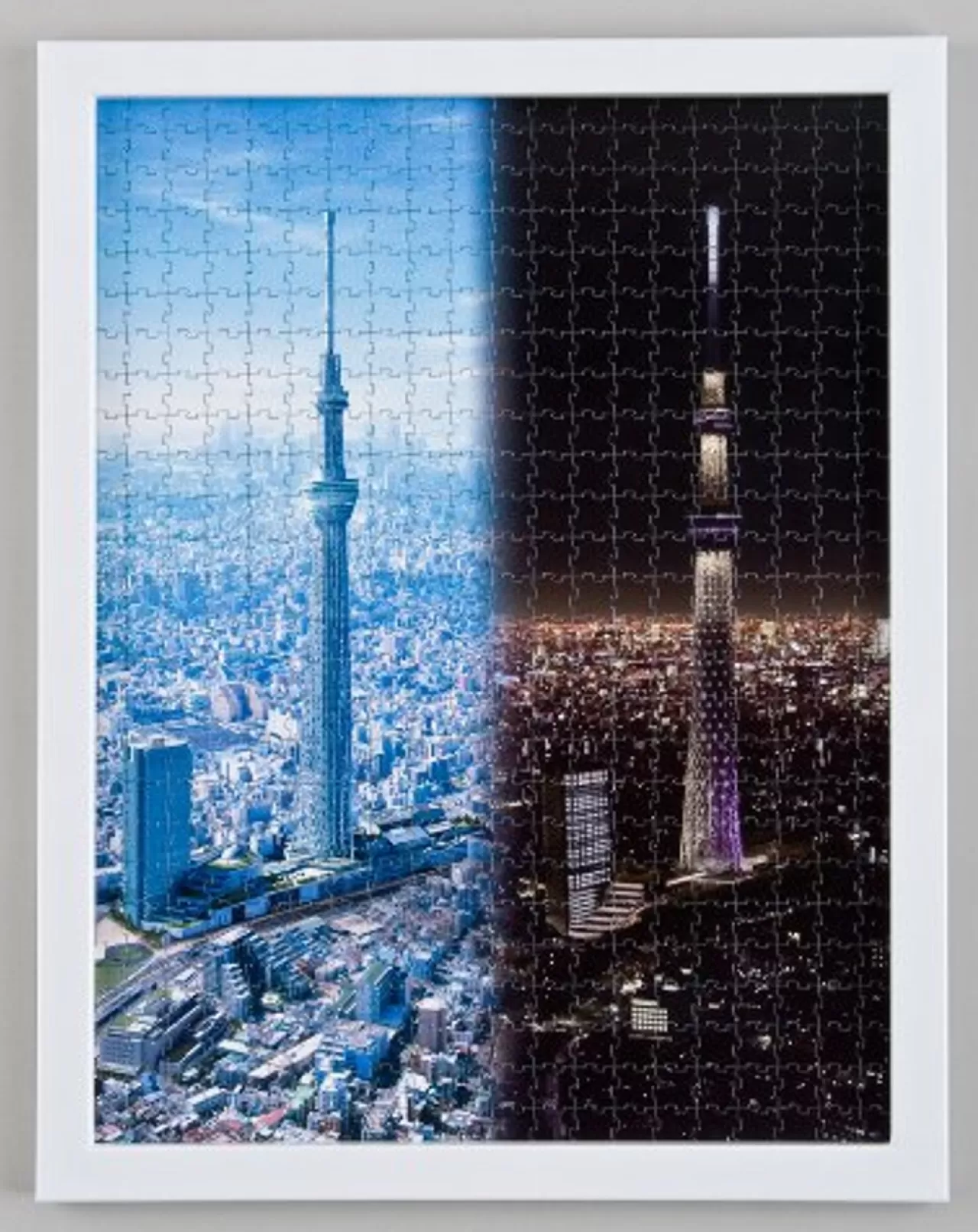 Tenyo Japan Jigsaw Puzzle Tj-520-615 Tokyo Sky Tree Self-Portrait Puzzle (520 Pieces)