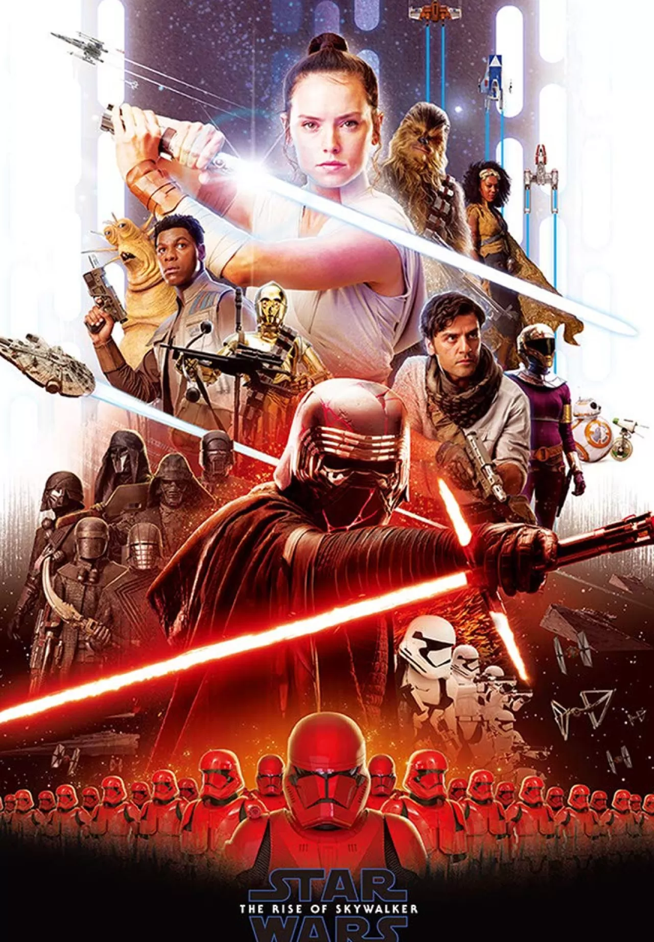 Tenyo Japan Jigsaw Puzzle W1000-671 Star Wars The Rise Of Skywalker (1000 S-Pieces)
