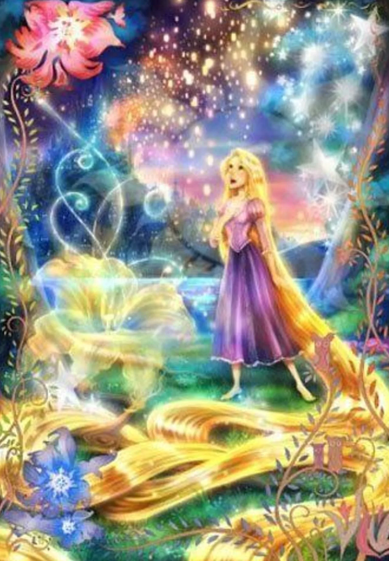 Tenyo Japan Pure White Jigsaw Puzzle Dp-1000-022 Disney Rapunzel (1000 Pieces)
