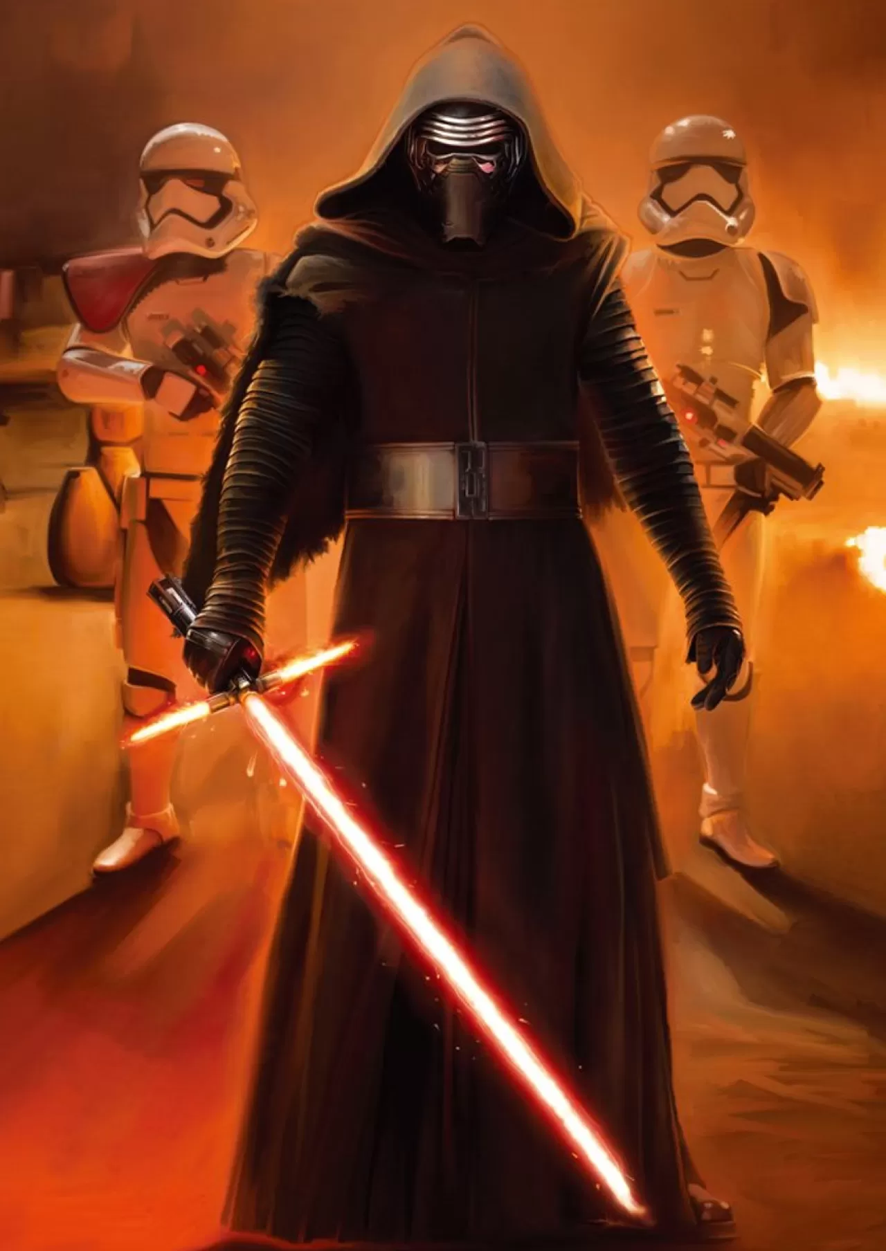 Tenyo Japan Pure White Jigsaw Puzzle Wsg266-656 Star Wars:The Force Awakens Kylo Ren (266 Pieces)