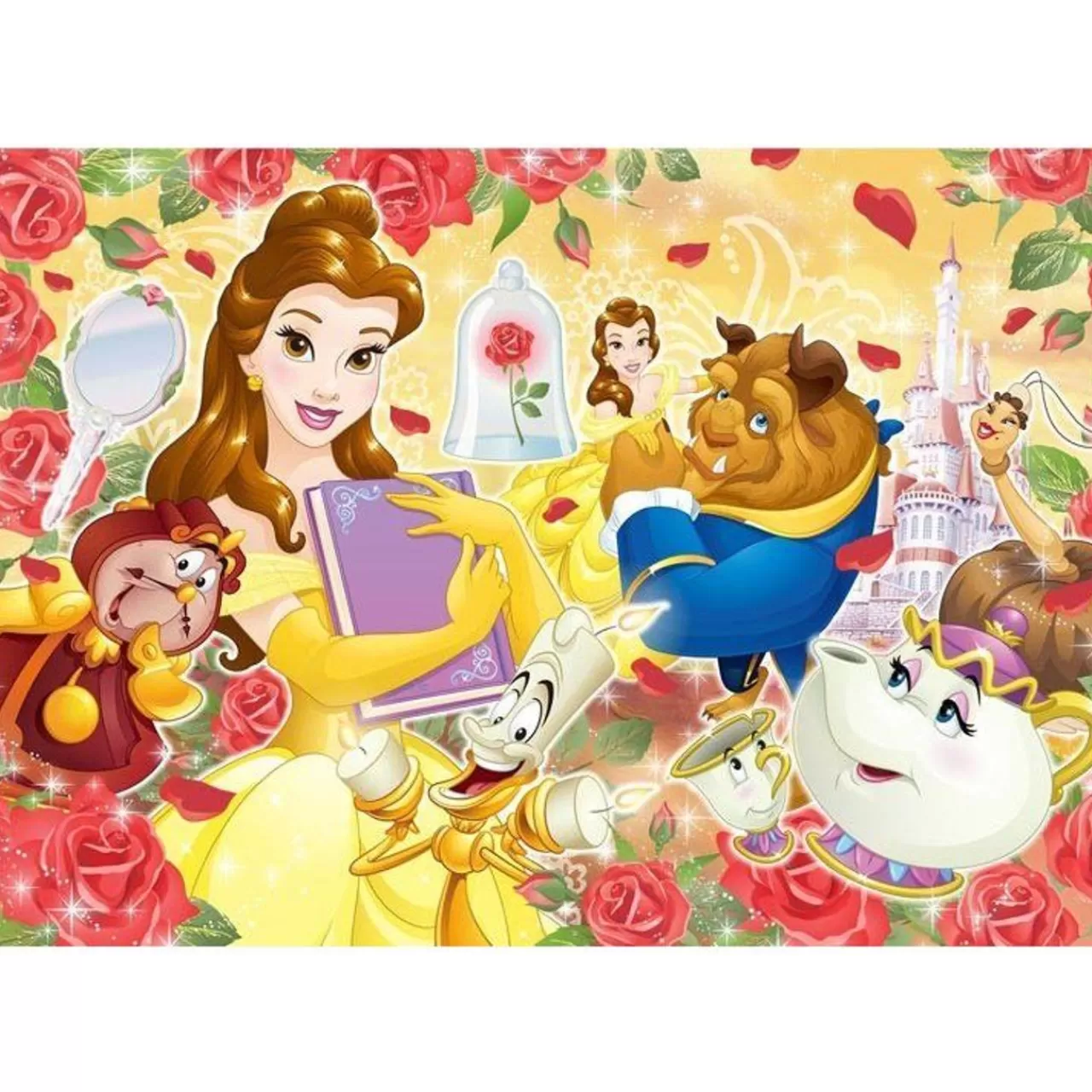 Tenyo Jigsaw Puzzle Disney Beauty And The Beast (80 Pieces) Child Puzzle
