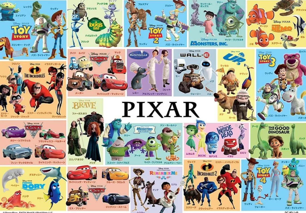Tenyo Jigsaw Puzzle Disney Collected Pixar Friends! (80 Pieces) Child Puzzle