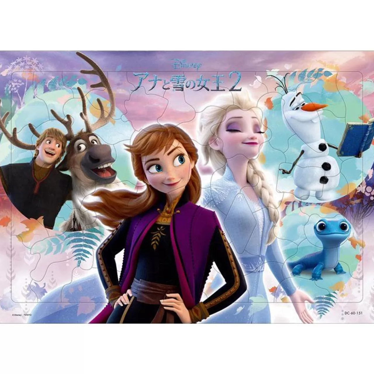 Tenyo Jigsaw Puzzle Disney Frozen 2 One Heart (60 Pieces) Child Puzzle