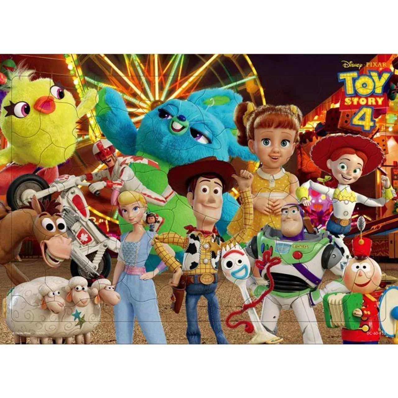 Tenyo Jigsaw Puzzle Disney Toy Story 4 Friendship (60 Pieces) Child Puzzle