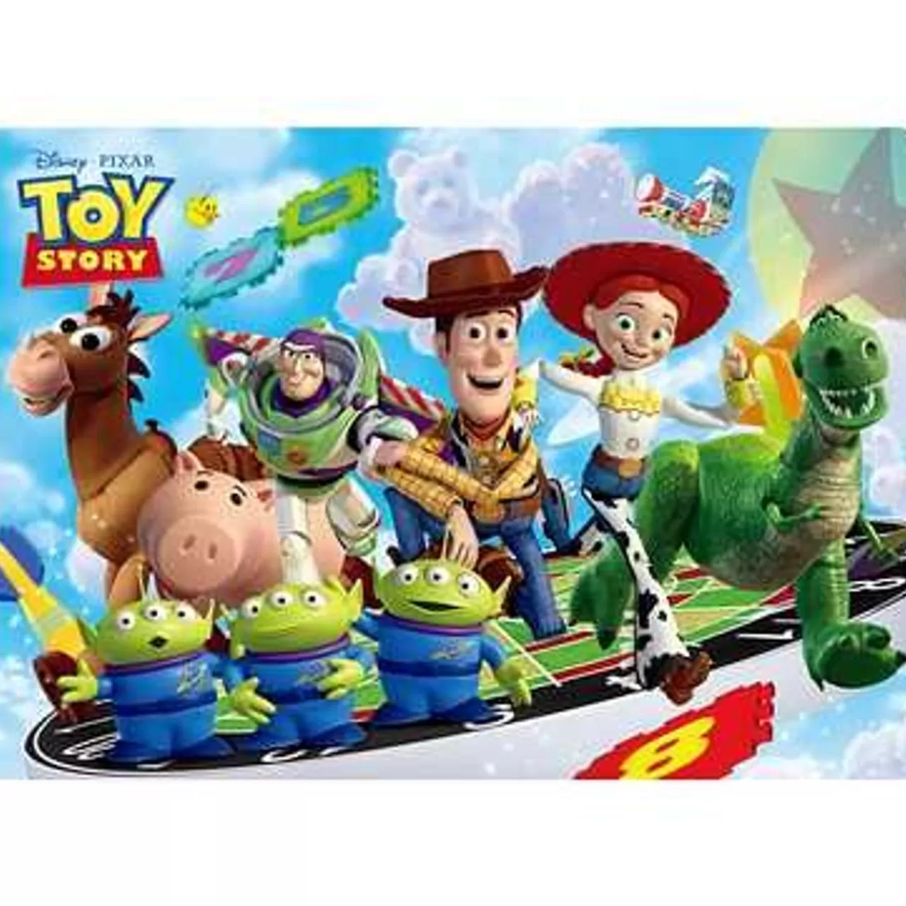 Tenyo Jigsaw Puzzle Disney Toy Story Jumping Toys (80 Pieces) Child Puzzle