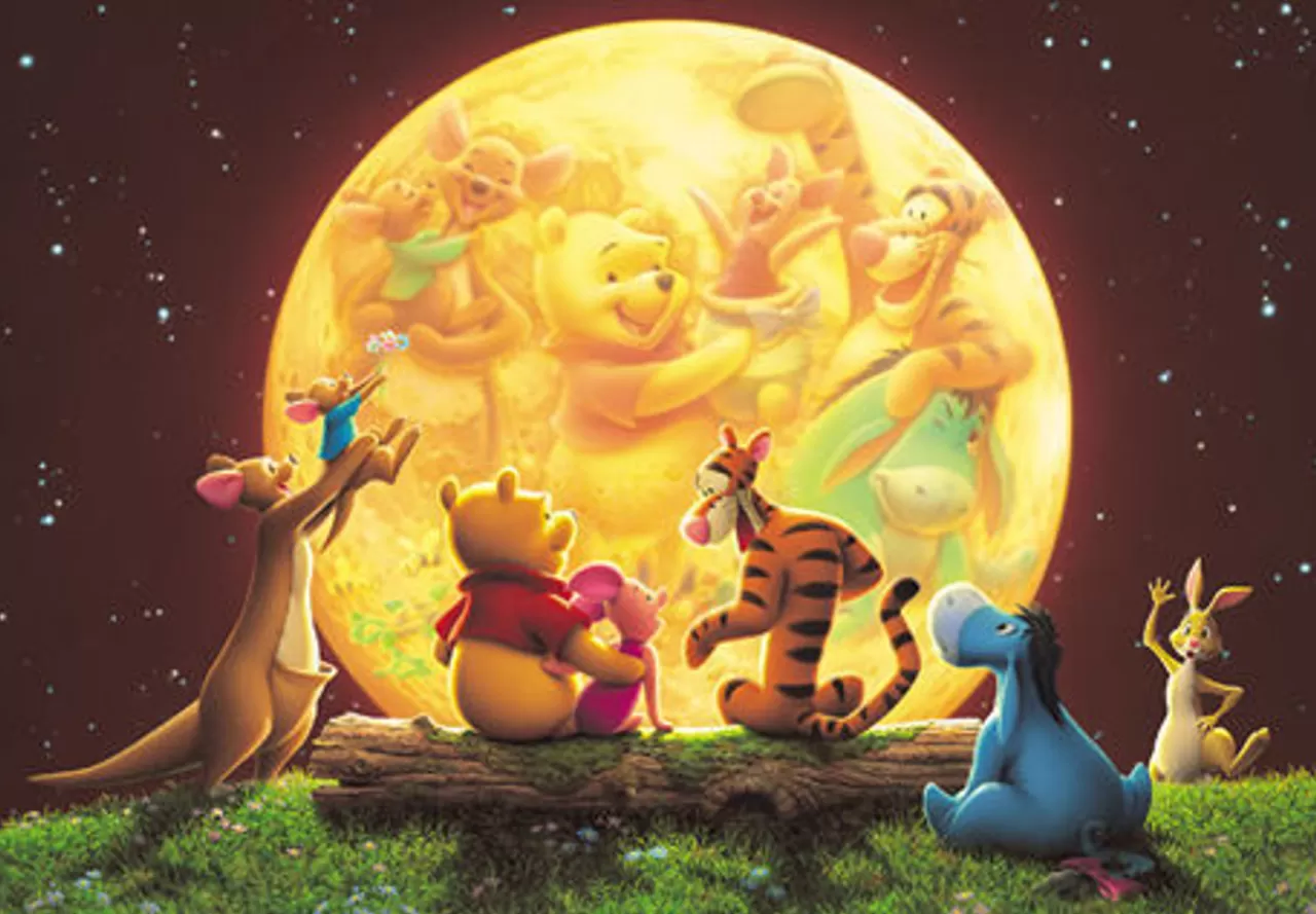 Tenyo Jigsaw Puzzle Disney Winnie-The-Pooh (Glow In The Dark) (300 Pieces)