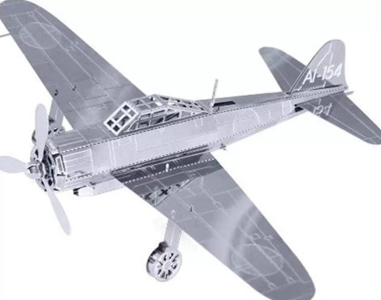 Tenyo Metallic Nano Puzzle T-Mn-19 Type Zero Ship Fighter