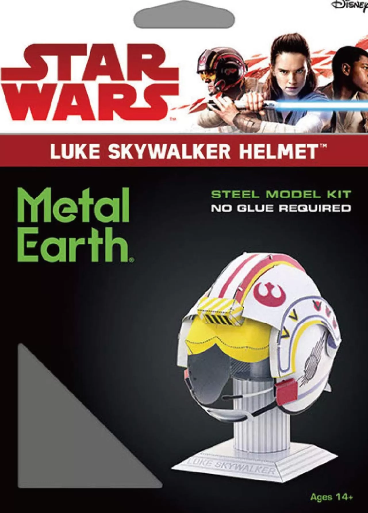 Tenyo Metallic Nano Puzzle W-Me-033M Star Wars Luke Skywalker Helmet