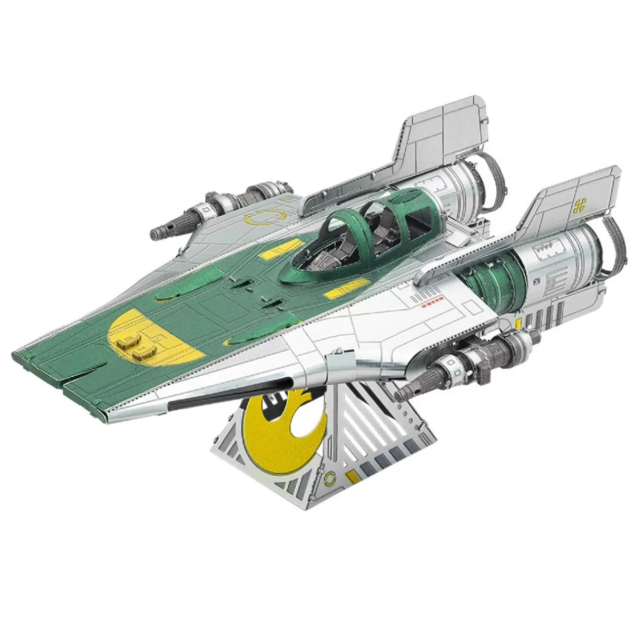 Tenyo Metallic Nano Puzzle W-Me-037M Star Wars Resistance A-Wing Fighter