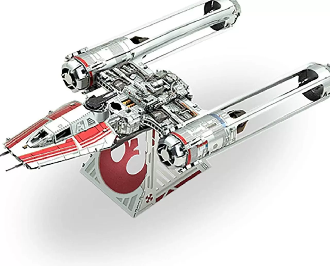 Tenyo Metallic Nano Puzzle W-Me-038M Star Wars Zorii's Wing Fighter