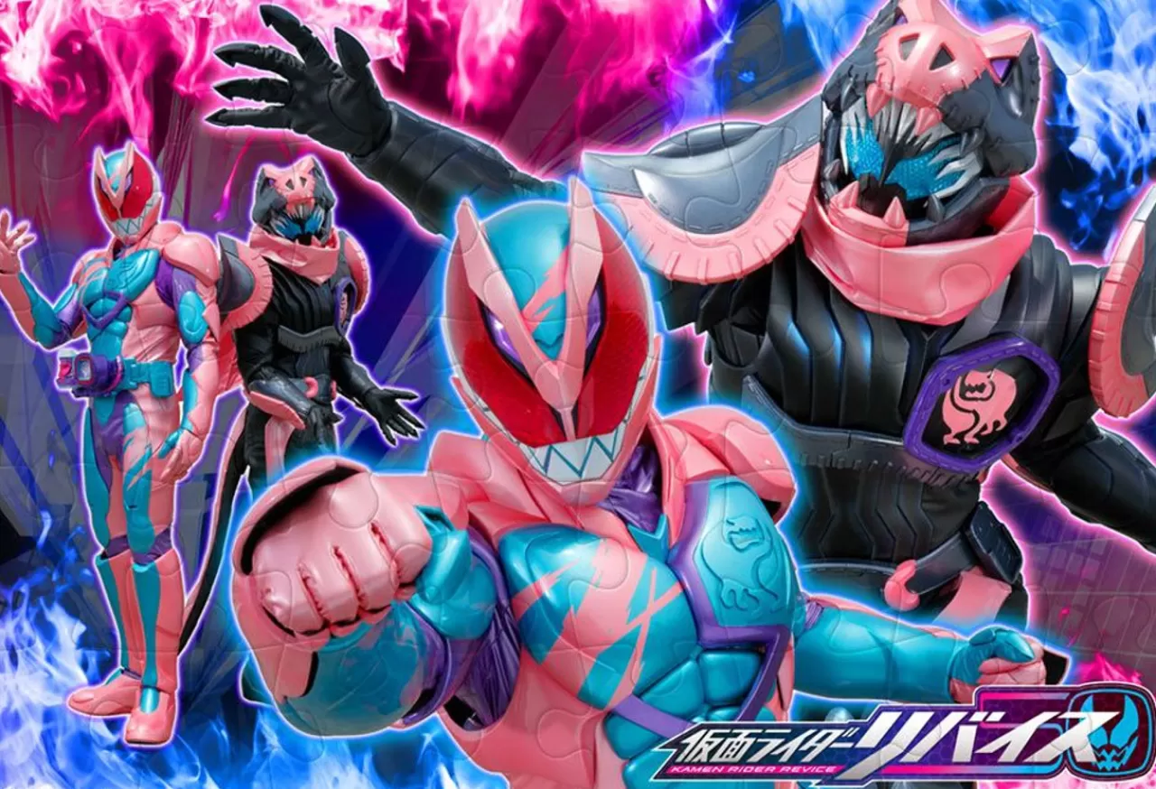 Tenyo Mk40-777 Jigsaw Puzzle Kamen Rider Revice (40 Pieces) Child Puzzle