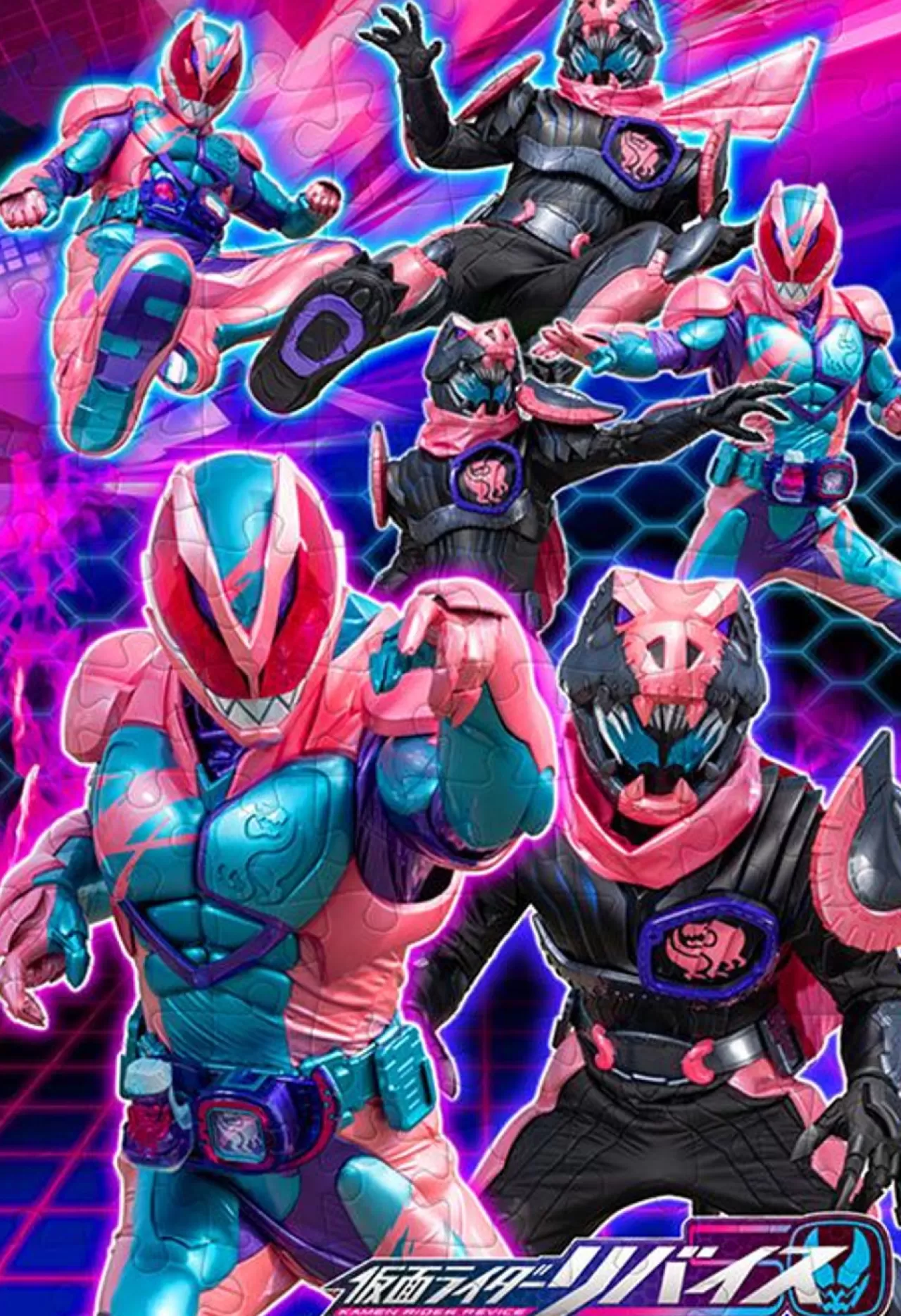 Tenyo Mk96-778 Jigsaw Puzzle Kamen Rider Revice Transform! (96 Pieces) Child Puzzle