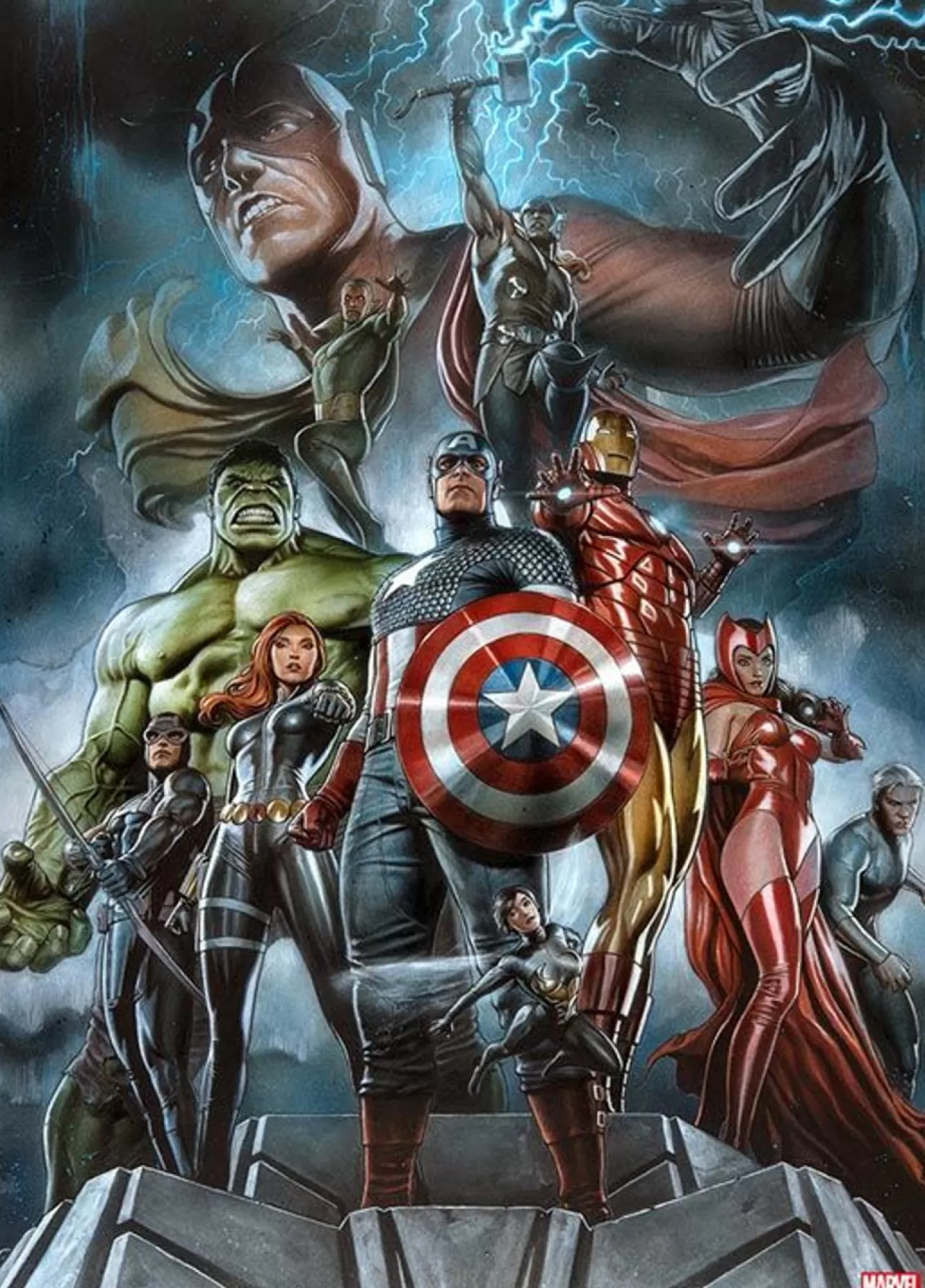 Tenyo Rpg-1000-634 Jigsaw Puzzle Marvel The Avengers : Earth's Mightiest Heroes (1000 S-Pieces)