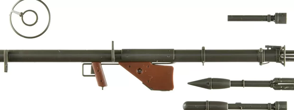 Best Tomytec La092 Military Series Little Armory M1A1 Bazooka Type 1/12 Plastic Model Kit