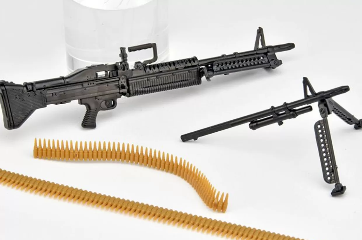 Best Tomytec Military Series 1/12 Little Armory Resident Evil: Death Island Weapons Type 1 Chris Redfield Plastic Model