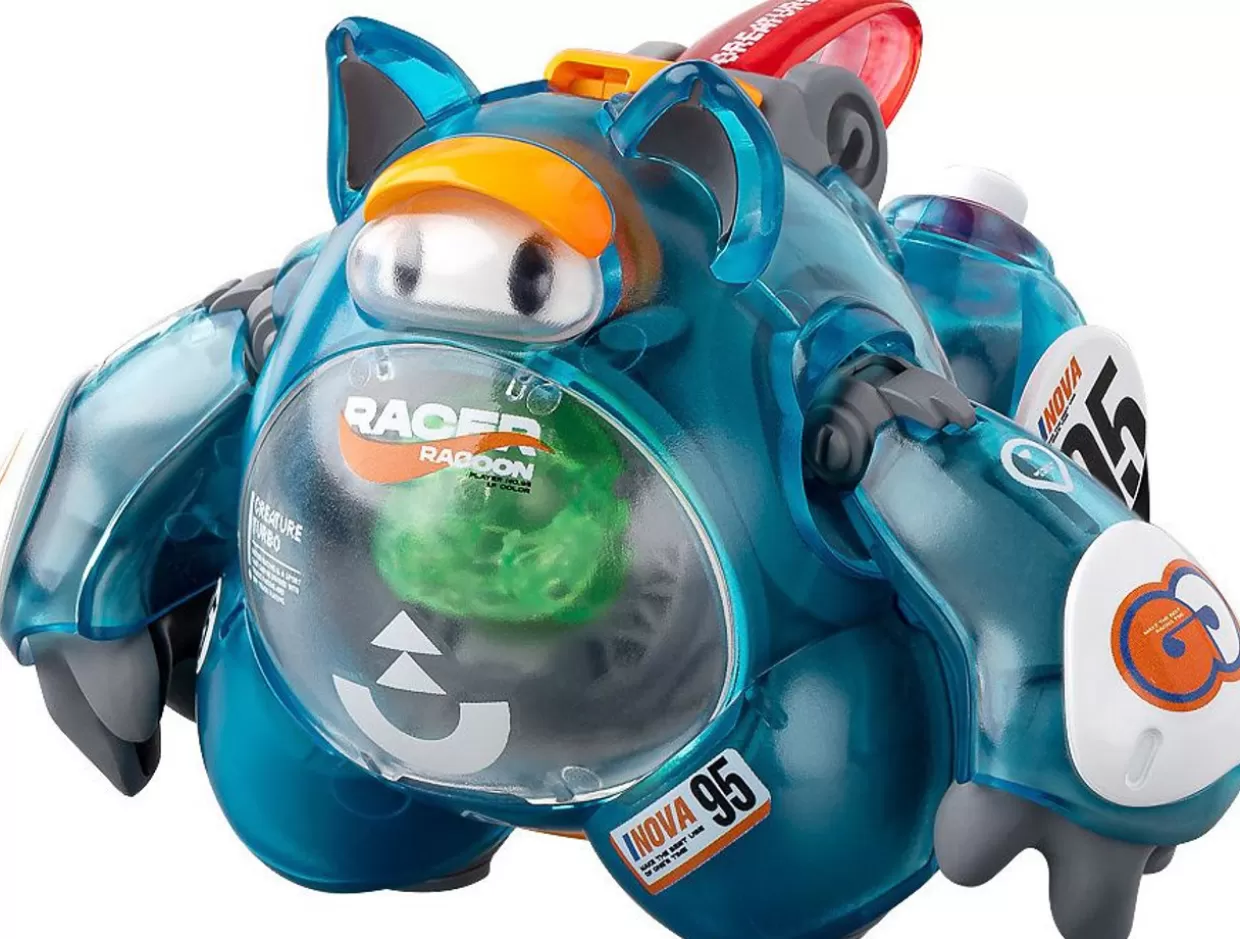 Online Wave Kumamaru Raccoon 1P Color (Clear Blue) Plastic Model