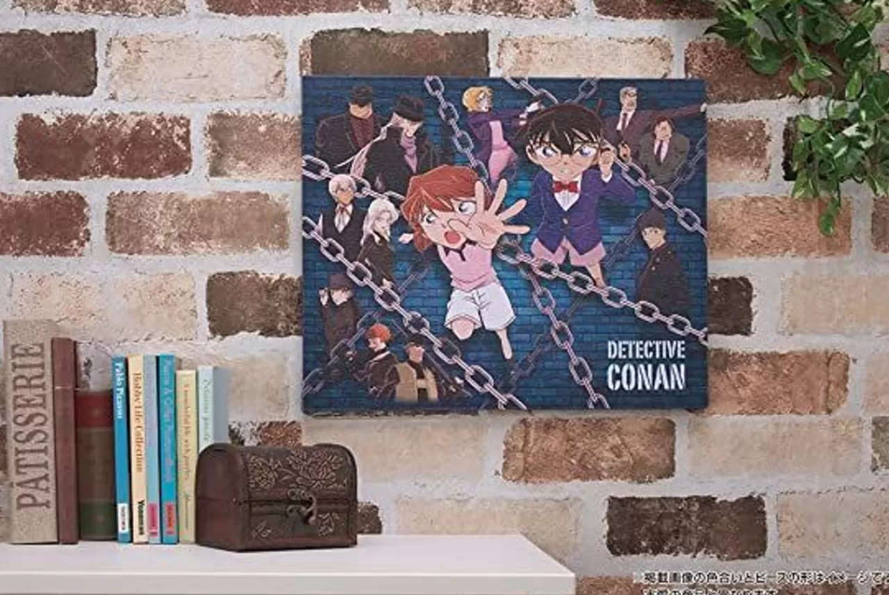 Yanoman 2306-04 Canvas Jigsaw Puzzle Detective Conan Dark Investigation Line (586 Pieces)